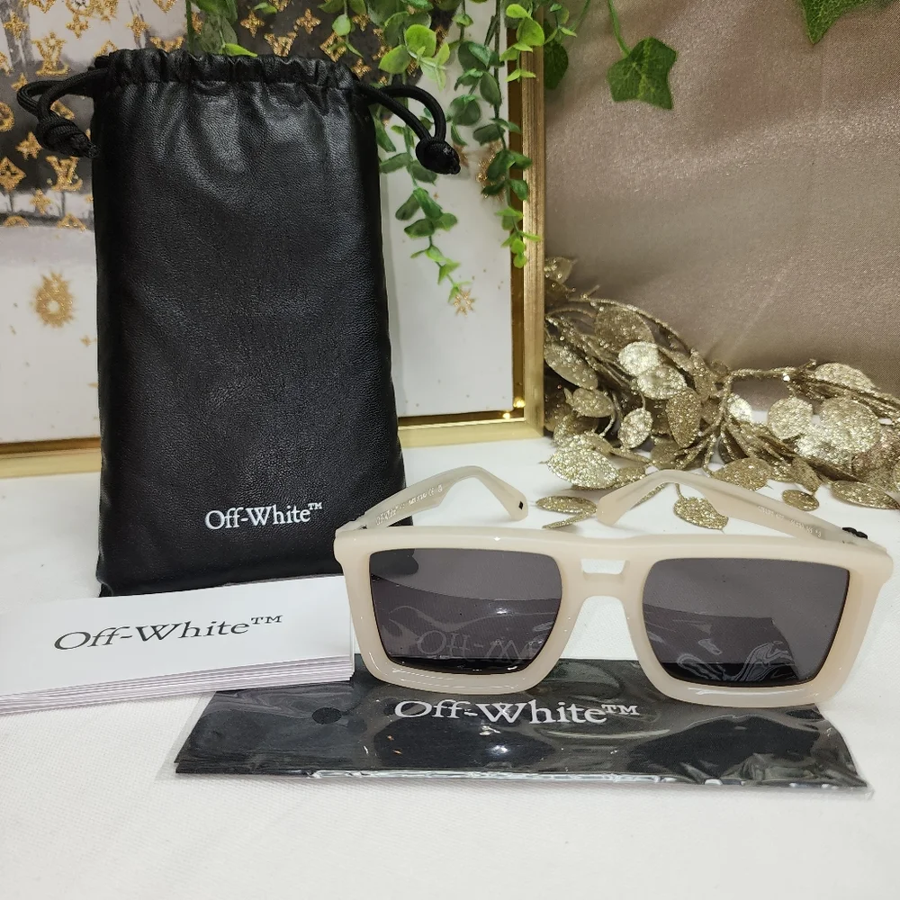 Authentic Off - White OERI13W Stratford 6107 Sunglasses With Case